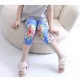Personalizado Sí All-Matching Spandex Children Girl Floral Skinny Pants